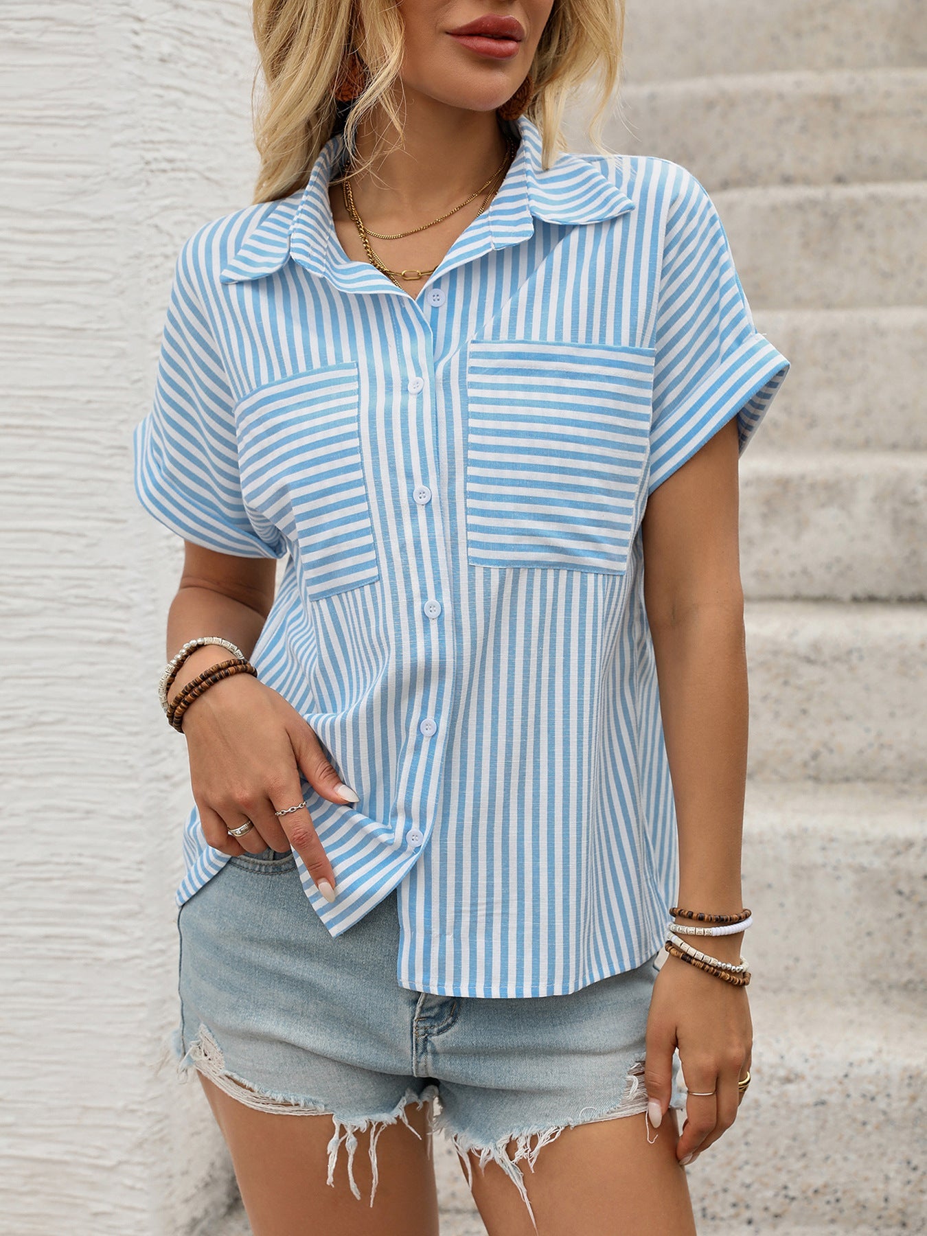 The Catalina Striped Button-Up Shirt