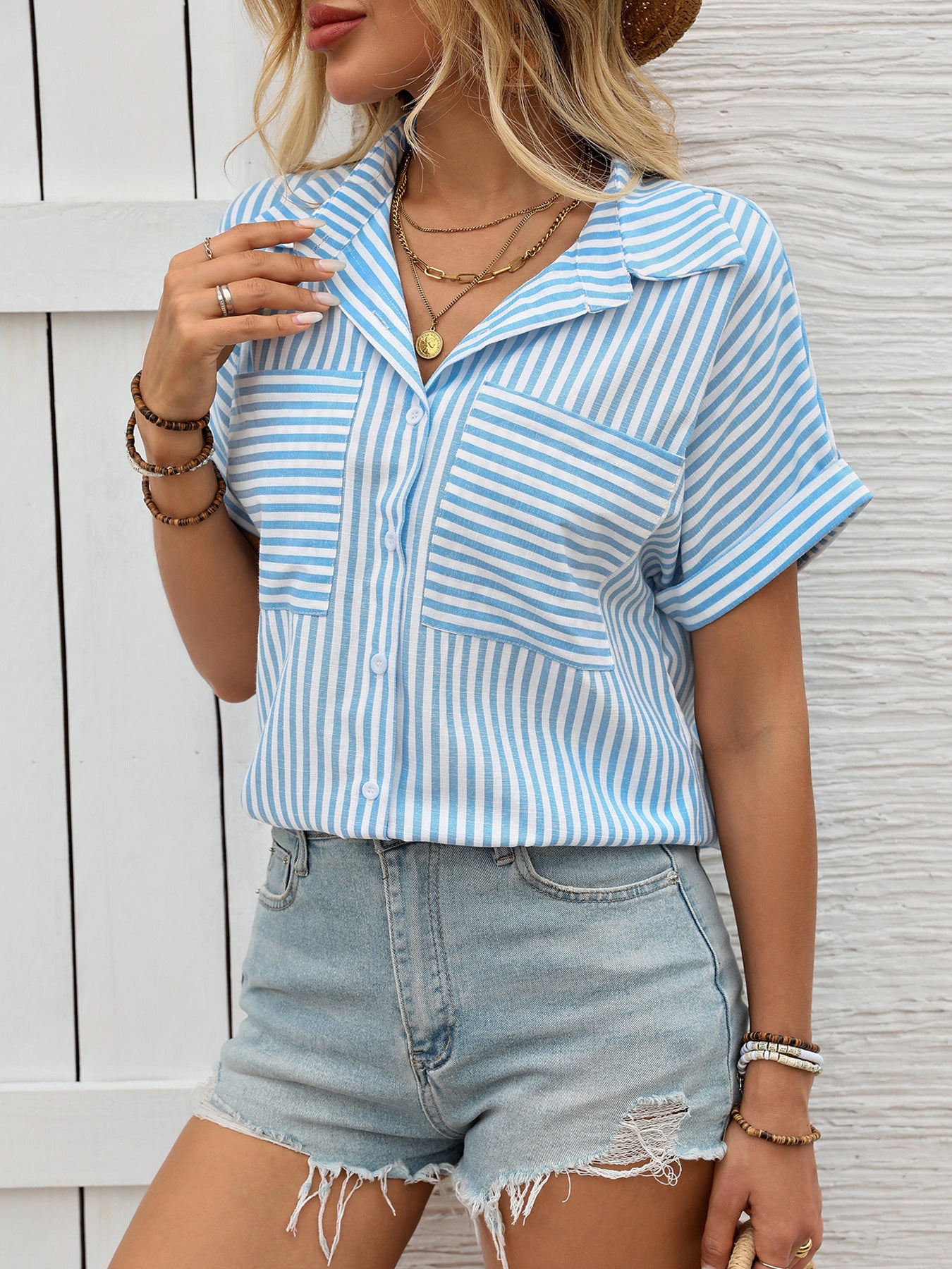 The Catalina Striped Button-Up Shirt