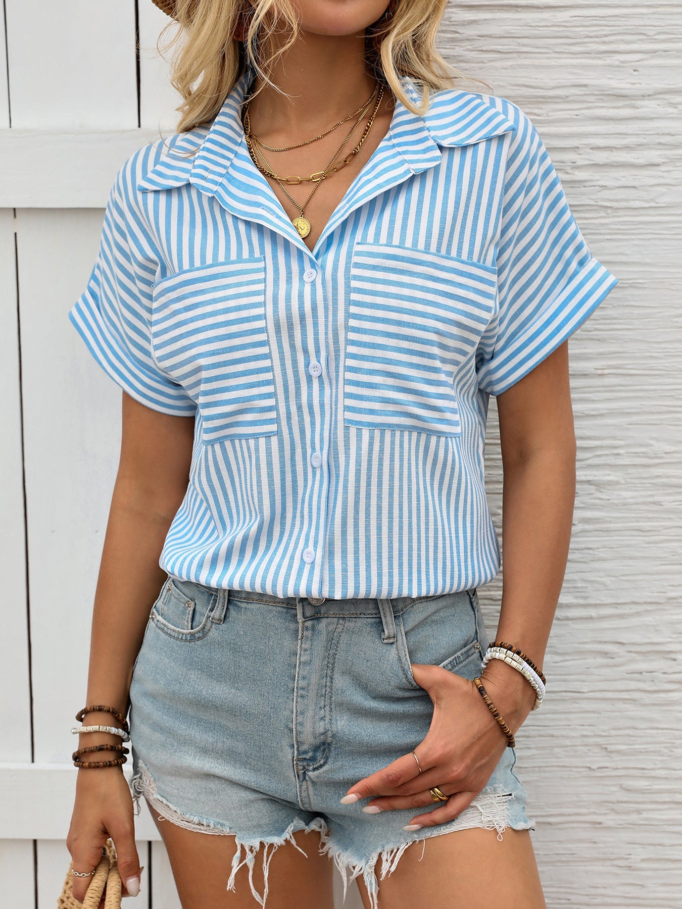 The Catalina Striped Button-Up Shirt