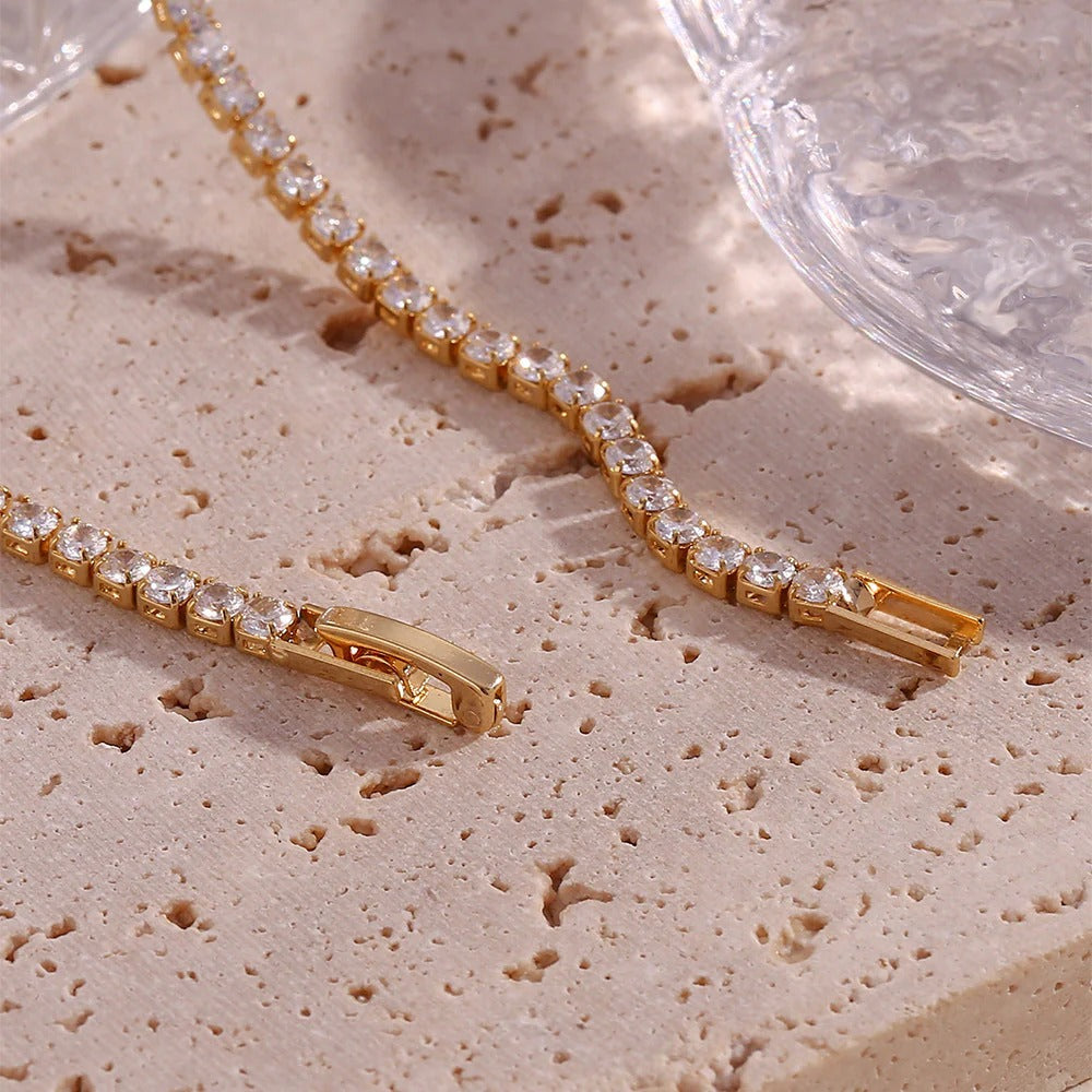 The Celeste Tennis Necklace