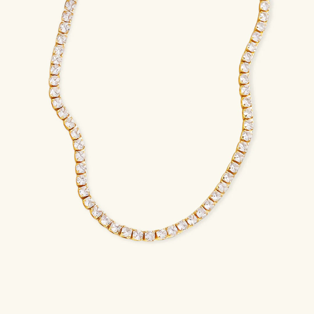 The Celeste Tennis Necklace