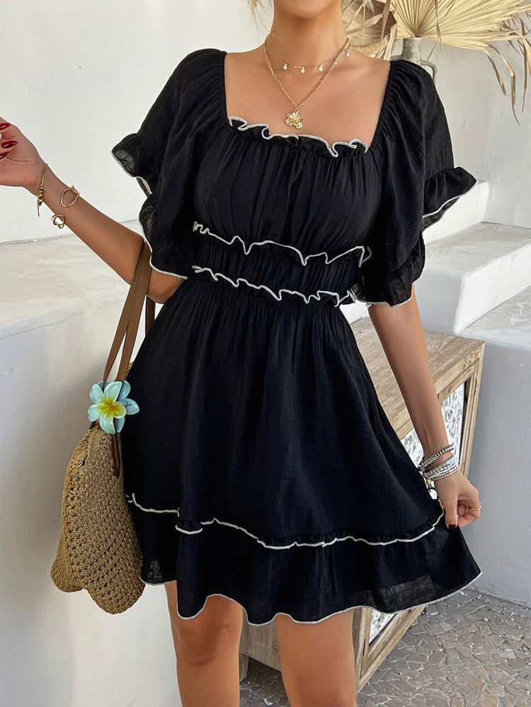 The Madison Ruffle Babydoll Dress
