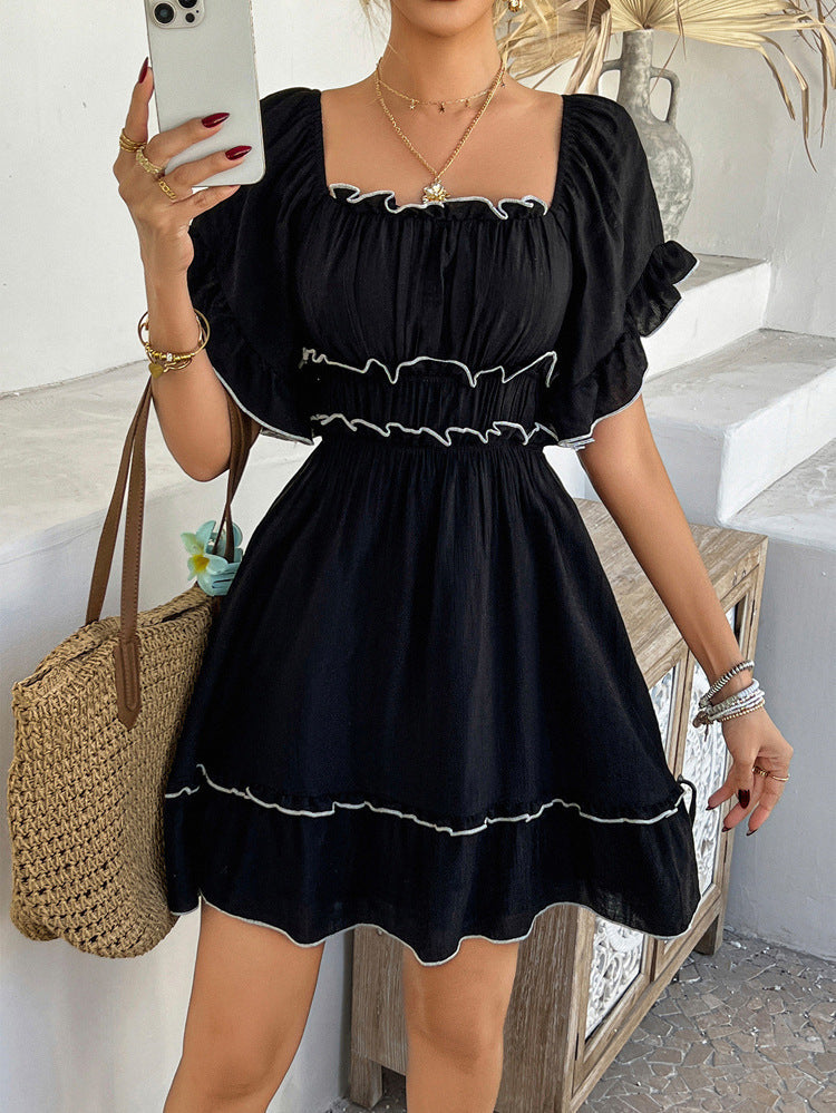 The Madison Ruffle Babydoll Dress