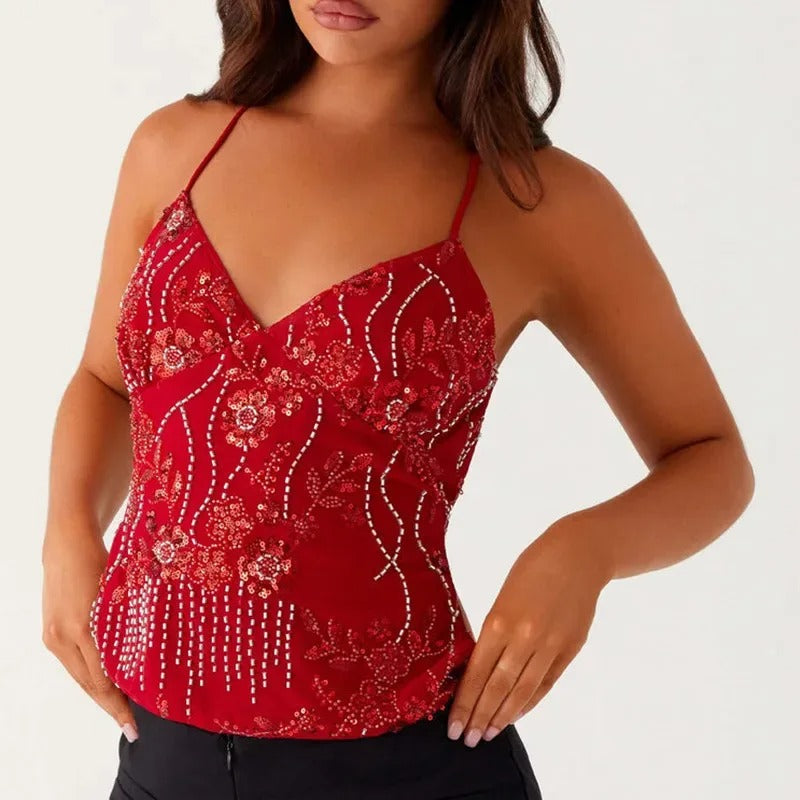 The Nova Sequin Cami Dress