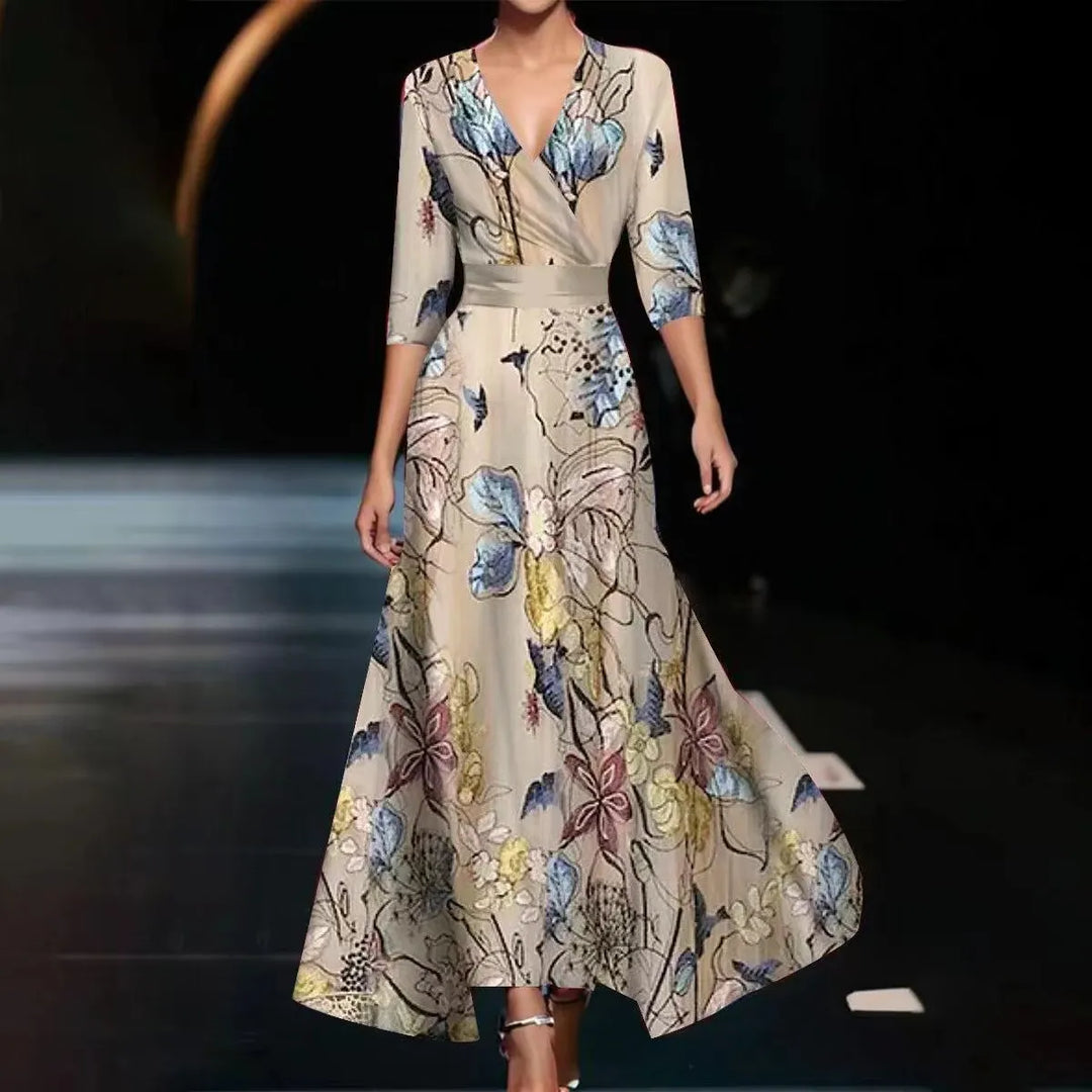 The Rose V-Neck Dress
