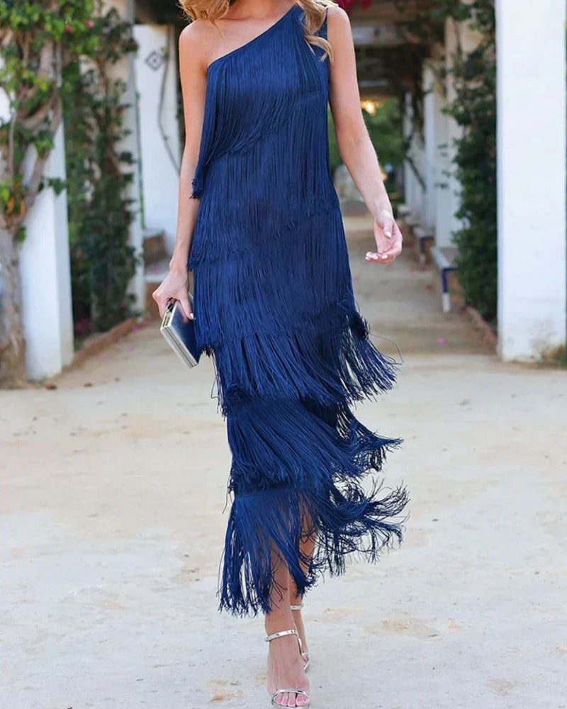 The Sarah Fringe Dress