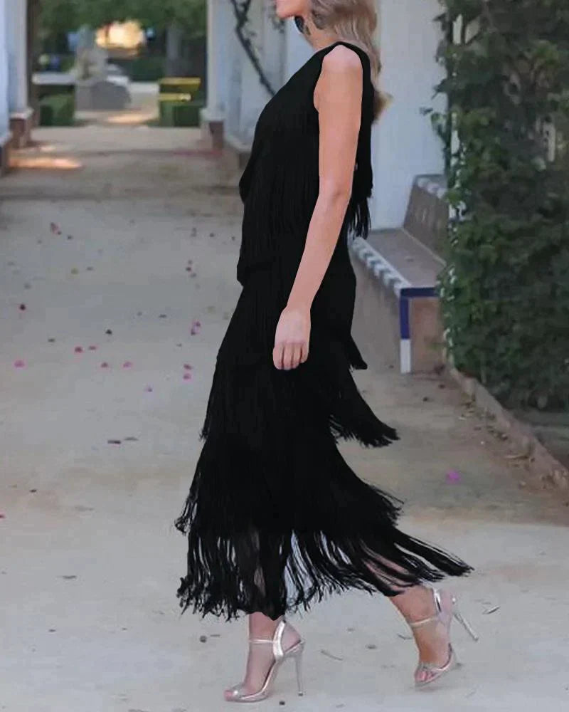 The Sarah Fringe Dress