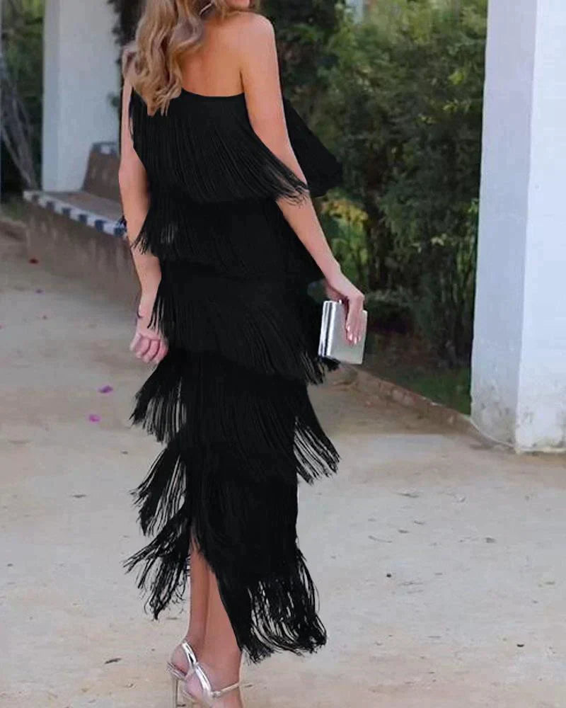 The Sarah Fringe Dress