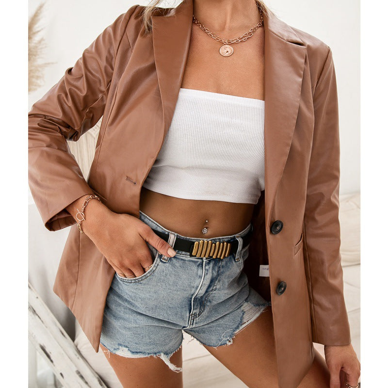 The Willow Faux Leather Trench